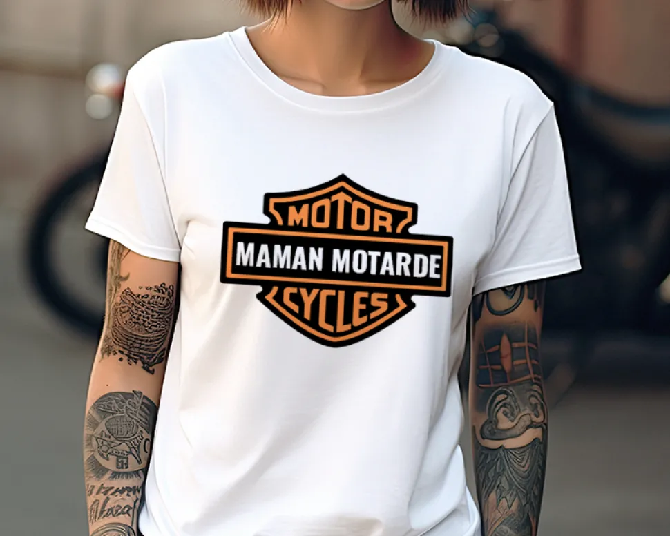 T-shirt femme personnalisé - Biker