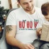 T-shirt homme personnalisé Noël - Ho Ho Ho !