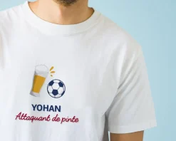 T-shirt homme personnalisé - Apéro Foot
