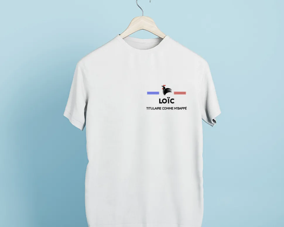 T-shirt homme personnalisé - Supporter Football