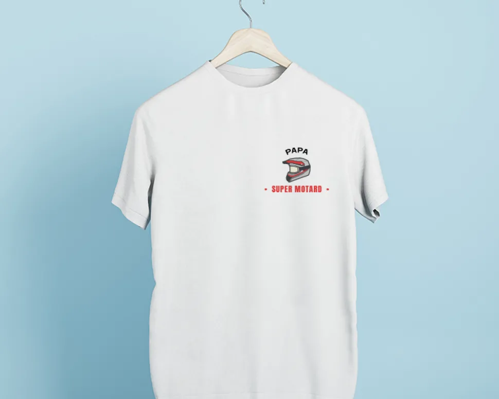 T-shirt homme personnalisé - Passion Moto