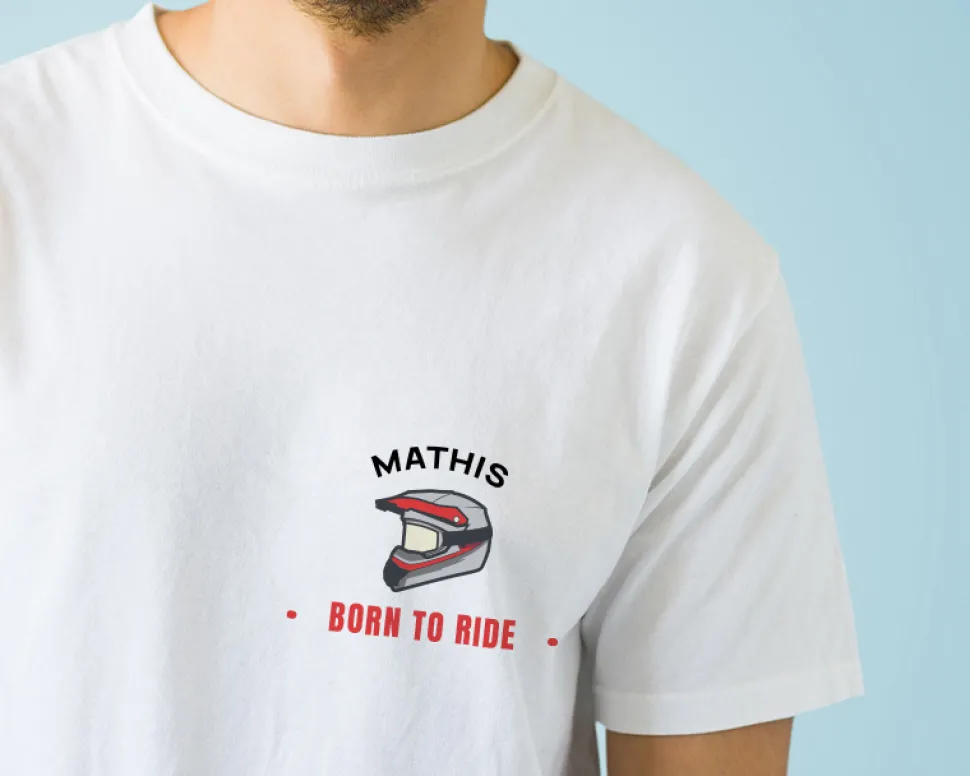 T-shirt homme personnalisé - Passion Moto