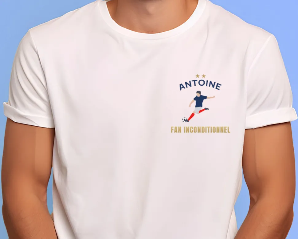 T-shirt homme personnalisé - Passion Football