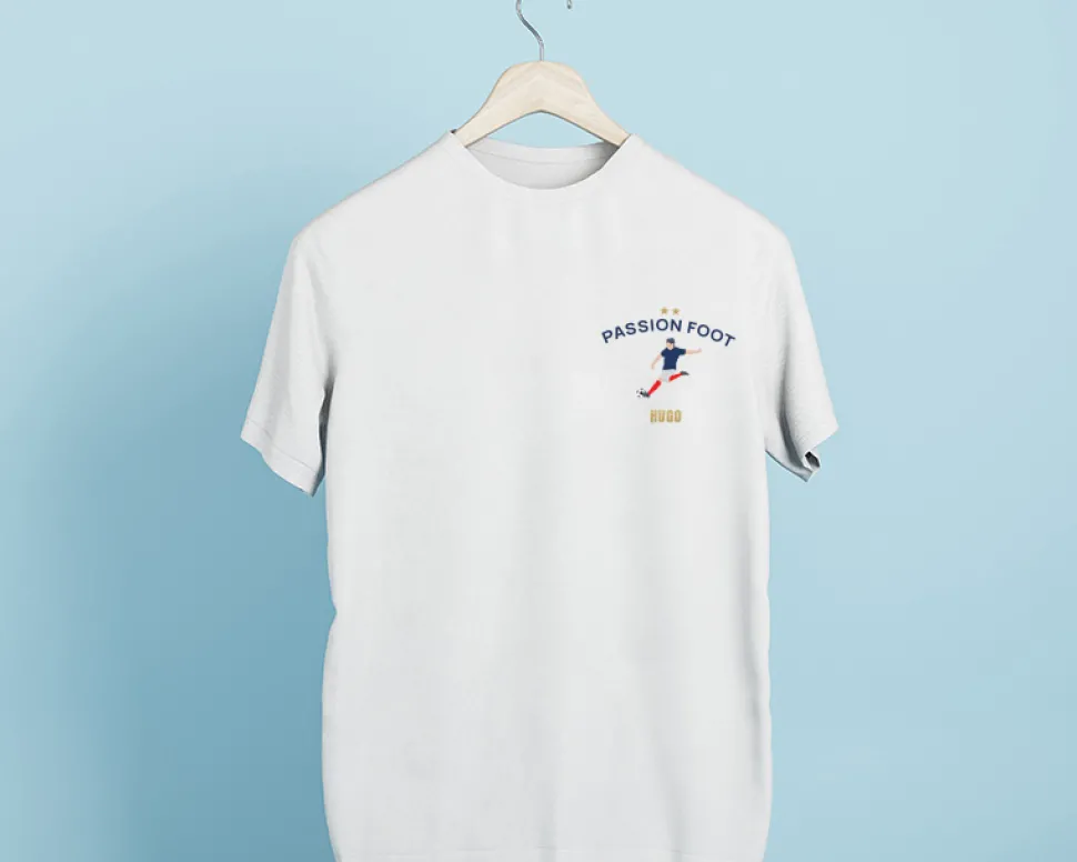T-shirt homme personnalisé - Passion Football