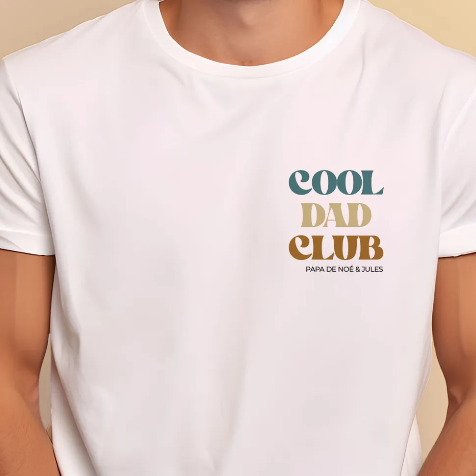 T-shirt homme personnalisé - Cool Dads Club