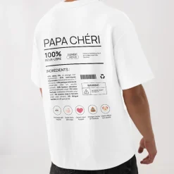 T-shirt homme personnalisé - Composition d'un jeune papa