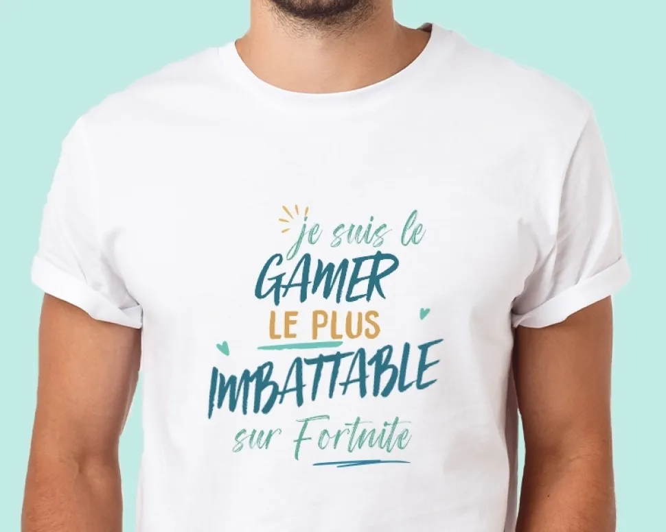 T-Shirt homme personnalisé : Le plus...