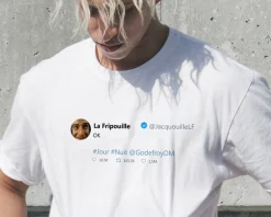 T-shirt homme personnalisé photo - Tweet