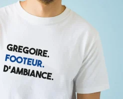 T-shirt homme personnalisé - Message Football