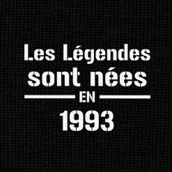T-shirt noir personnalisé - Légendes