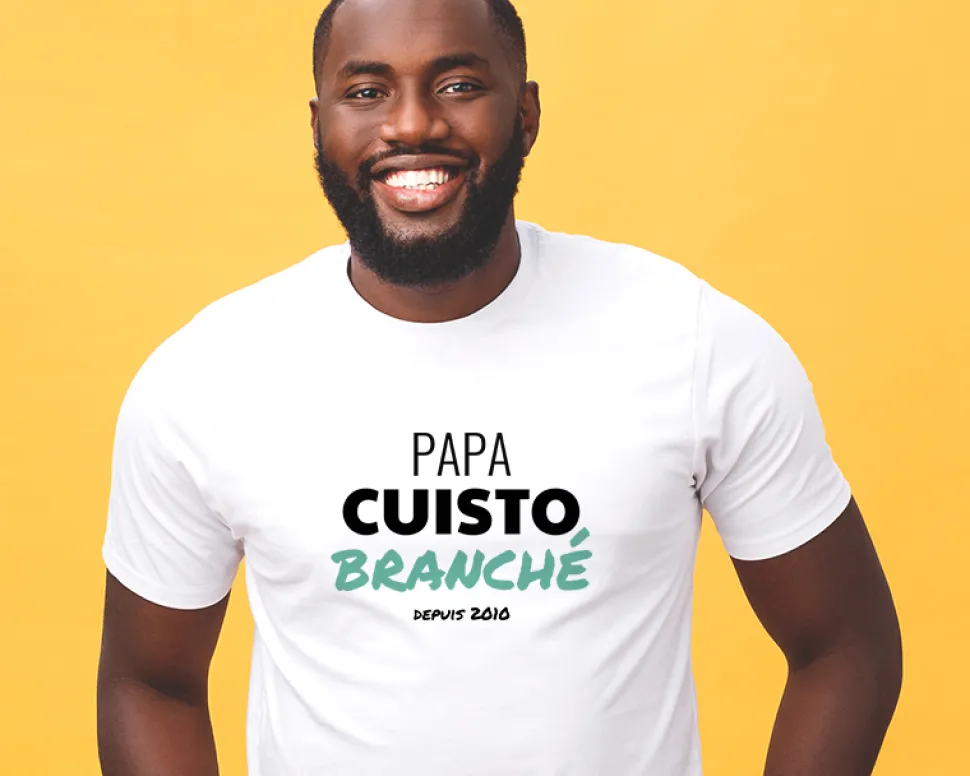 T-shirt personnalisé homme - Texte