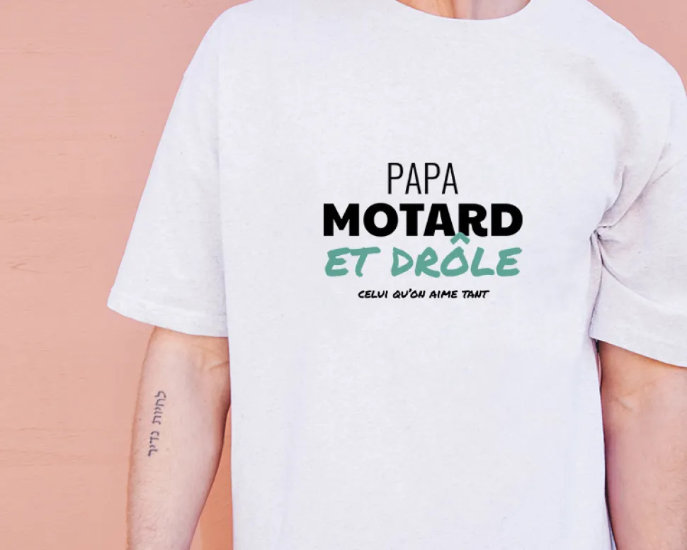 T-shirt personnalisé homme - Texte