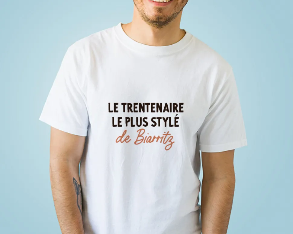 T-shirt personnalisé homme - Message