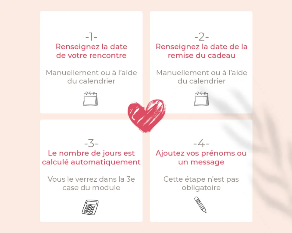 Vase personnalisé couple - Aujourd'hui je t'aime depuis