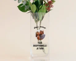 Vase personnalisé cubique - Photo