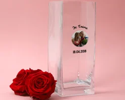 Vase personnalisé cubique - Photo