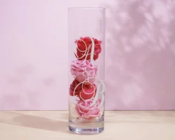Vase personnalisé cylindrique - Initiales