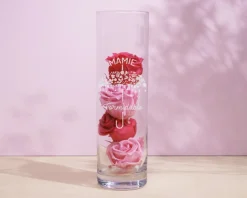 Vase personnalisé cylindrique - Mamie