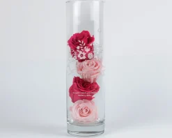 Vase personnalisé cylindrique - Mamie Fleurie