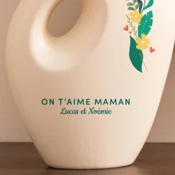 Vase personnalisé en céramique - Fleurs