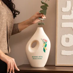 Vase personnalisé en céramique - Fleurs