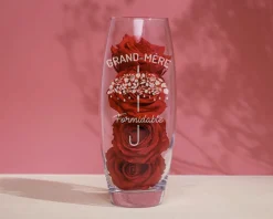Vase personnalisé ovale - Grand-Mère