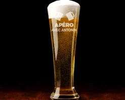 Verre à bière personnalisé flûte - Apéro