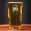 Verre à bière personnalisé prénom - Etoile