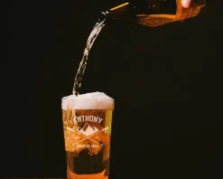 Verre à bière personnalisé prénom - Montagne