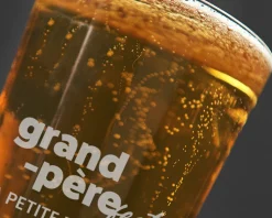 Verre à bière personnalisé pinte - Grand Père-fect