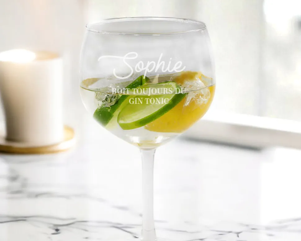 Verre à cocktail personnalisé