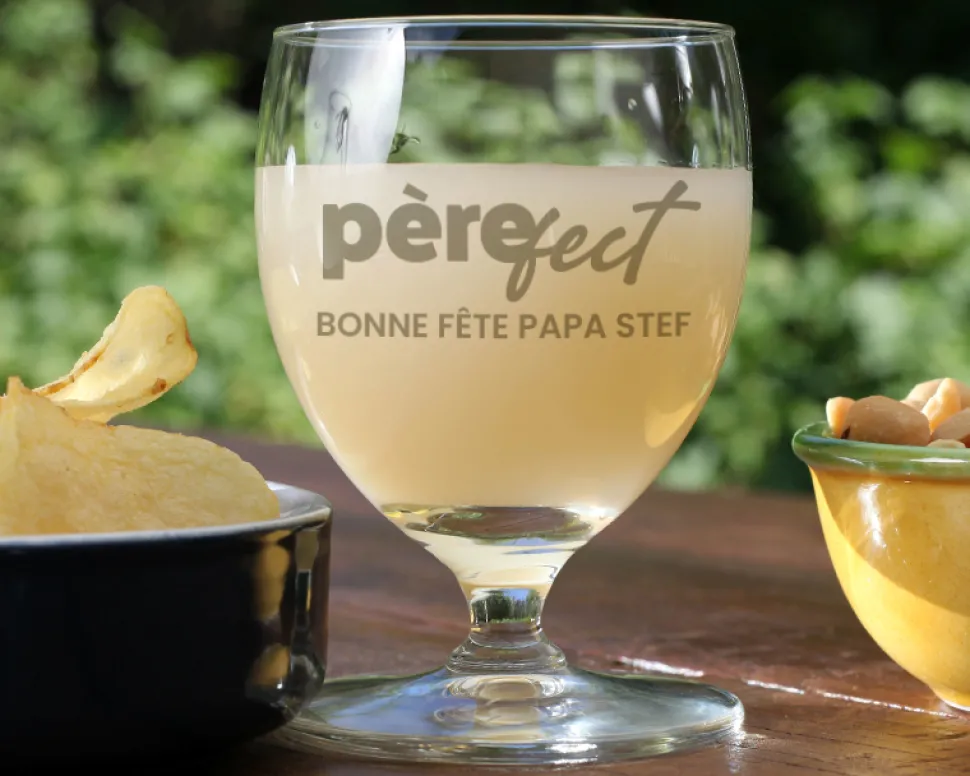 Verre à Ricard personnalisé ballon - Père-fect