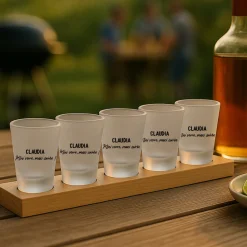 Verre à shooter personnalisé - Message