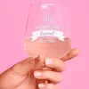 Verre à vin personnalisable anniversaire - Bougies