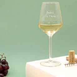 Verre à vin personnalisable - Déclaration