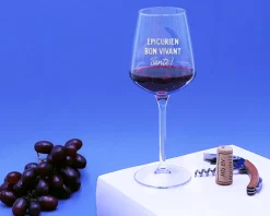 Verre à vin personnalisable - Message
