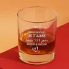 Verre à whisky personnalisé couple - Aujourd'hui je t'aime depuis