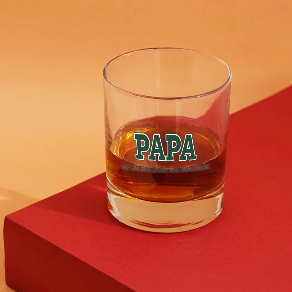 Verre à whisky personnalisé - College Style