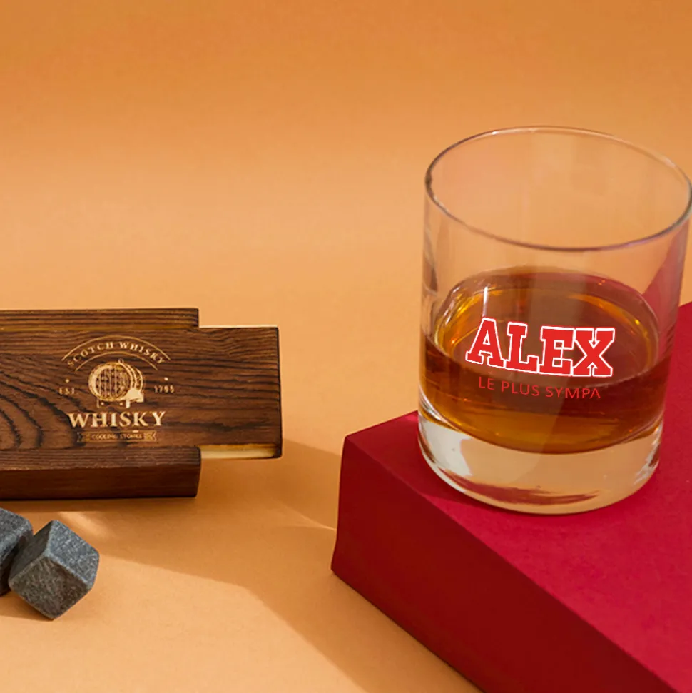 Verre à whisky personnalisé - College Style
