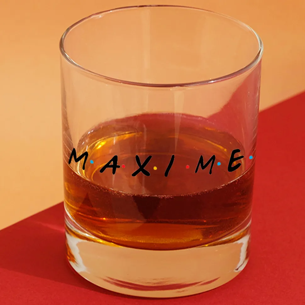 Verre à whisky personnalisé - Bande de potes
