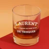 Verre à whisky personnalisé prénom - Bonne raison de trinquer