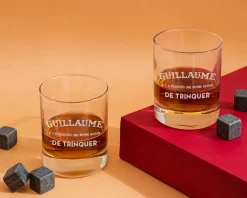Verre à whisky personnalisé prénom - Bonne raison de trinquer