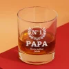 Verre à whisky personnalisé - Papa N°1