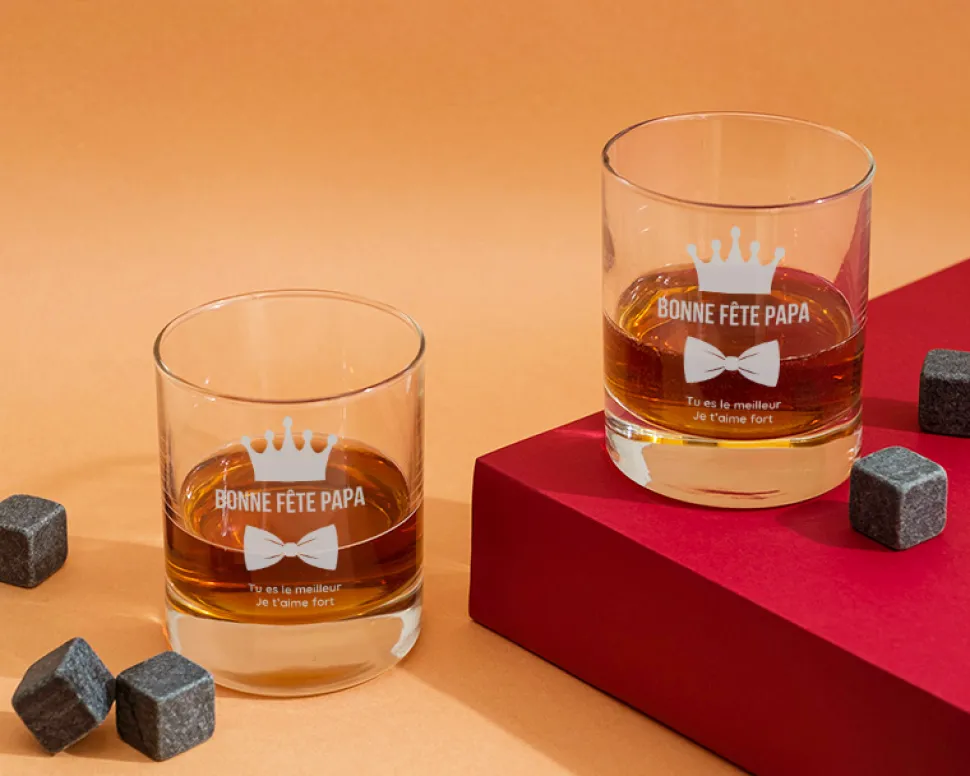 Verre à whisky personnalisé - Papa Royal