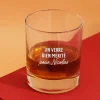 Verre à whisky personnalisé - Texte