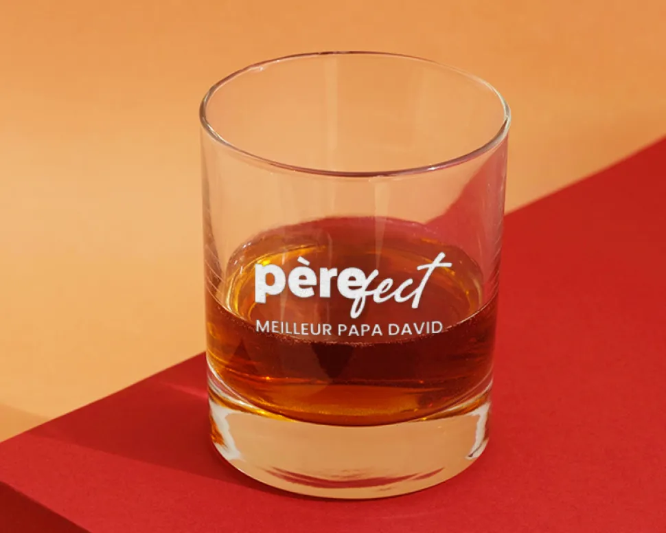 Verre à whisky personnalisé - Père-fect