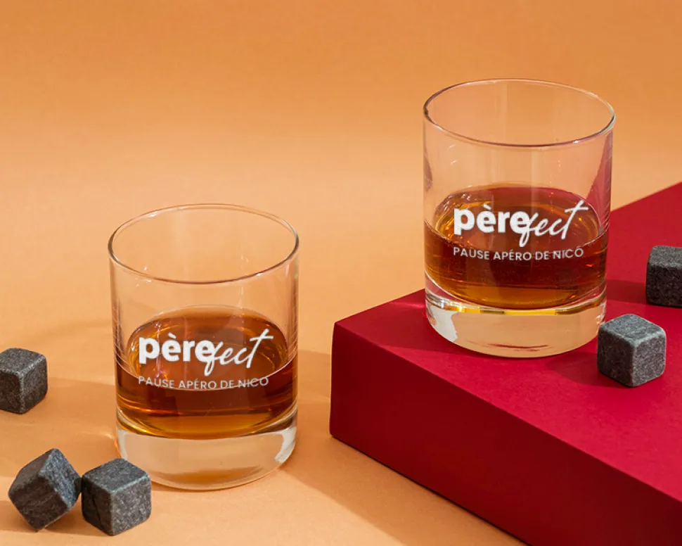 Verre à whisky personnalisé - Père-fect