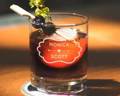 Verre apéro personnalisé - Prénoms Couple