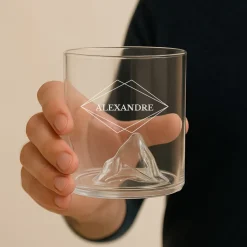 Verre relief personnalisé - Prénom